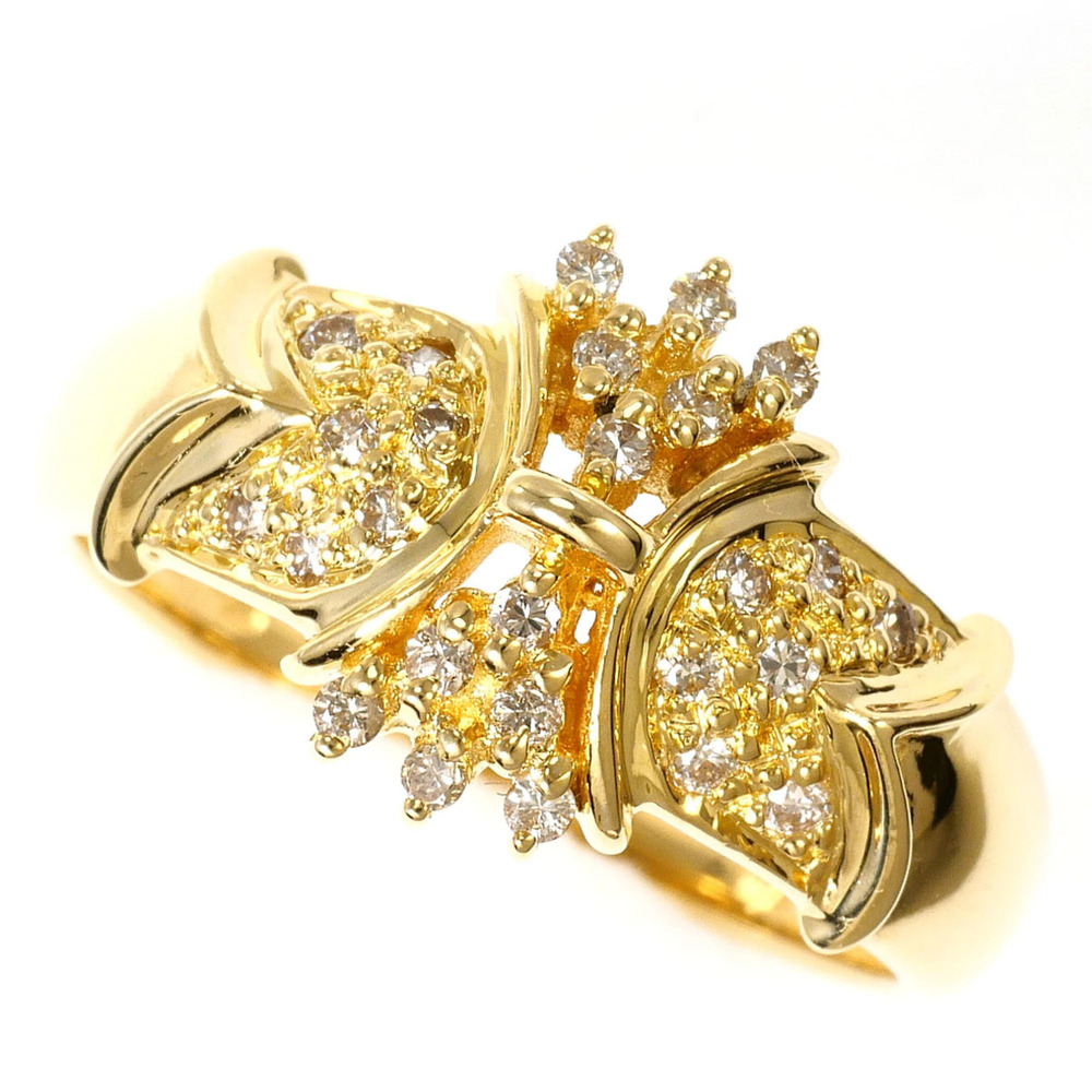 VINTAGE 18k Gold Diamond Ring